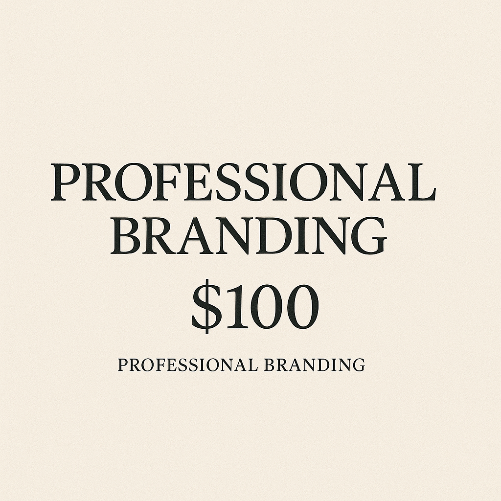 Professional Branding — $100